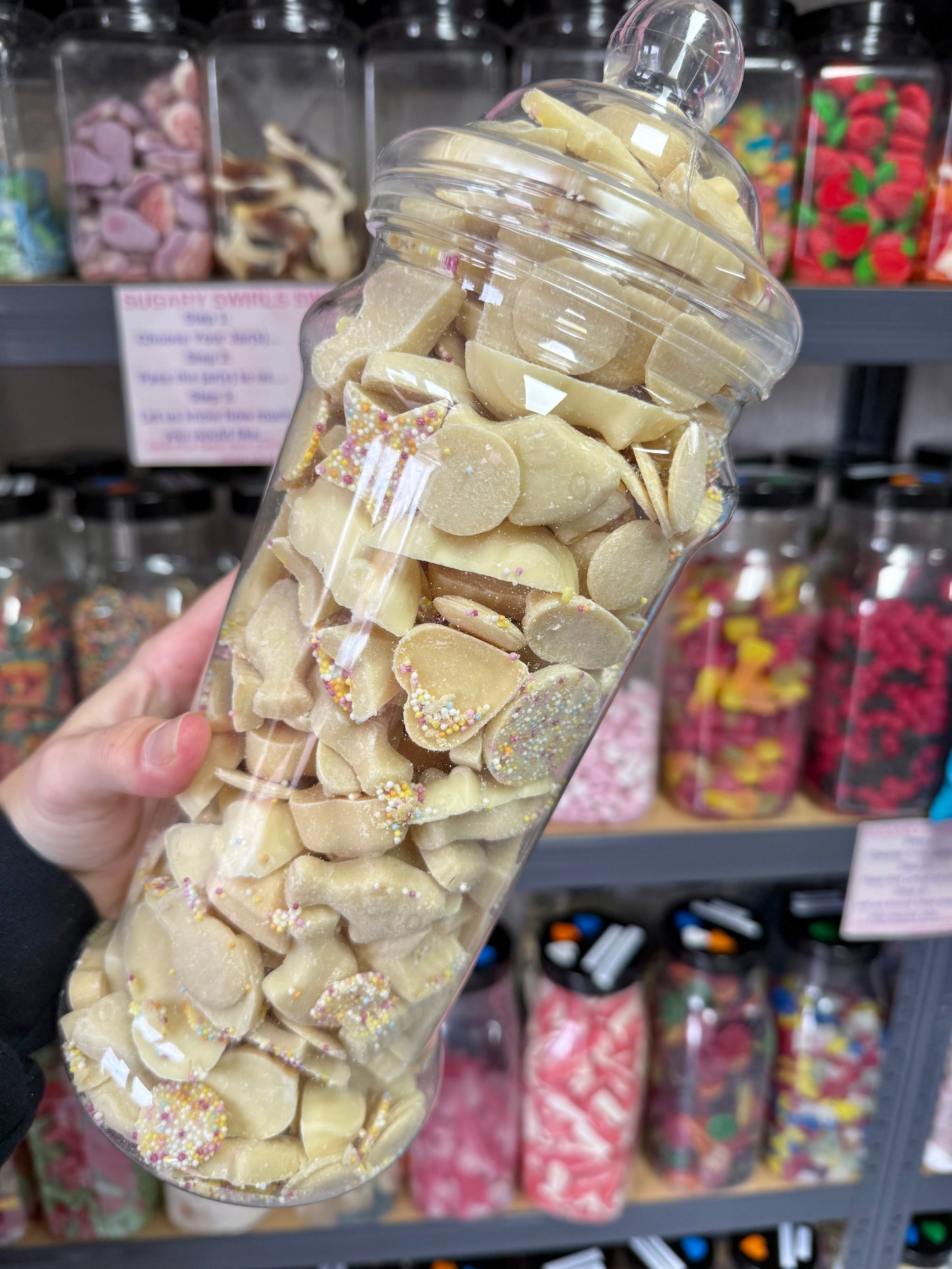 White Chocolate Mix Gift Jar 1.8KG