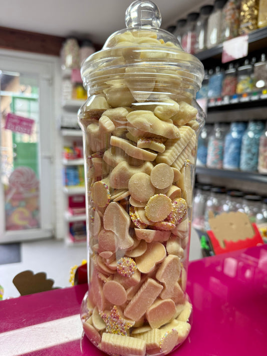White Chocolate Mix Gift Jar 1.8KG
