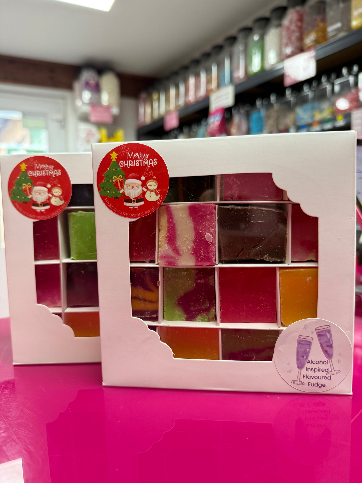 8 Alcohol Inspired Flavour Fudge Gift Box