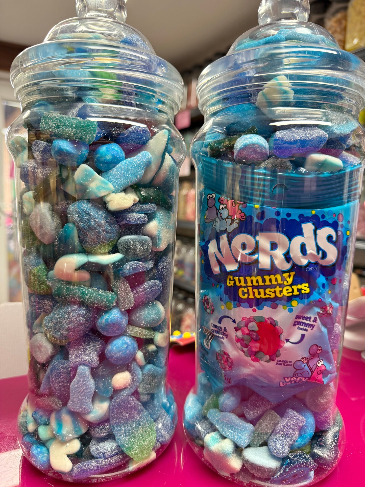 Nerd Gummy Clusters Very Berry Bag with 1.5KG Sweet Jar