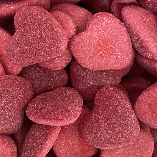 Jelly Filled Red Hearts