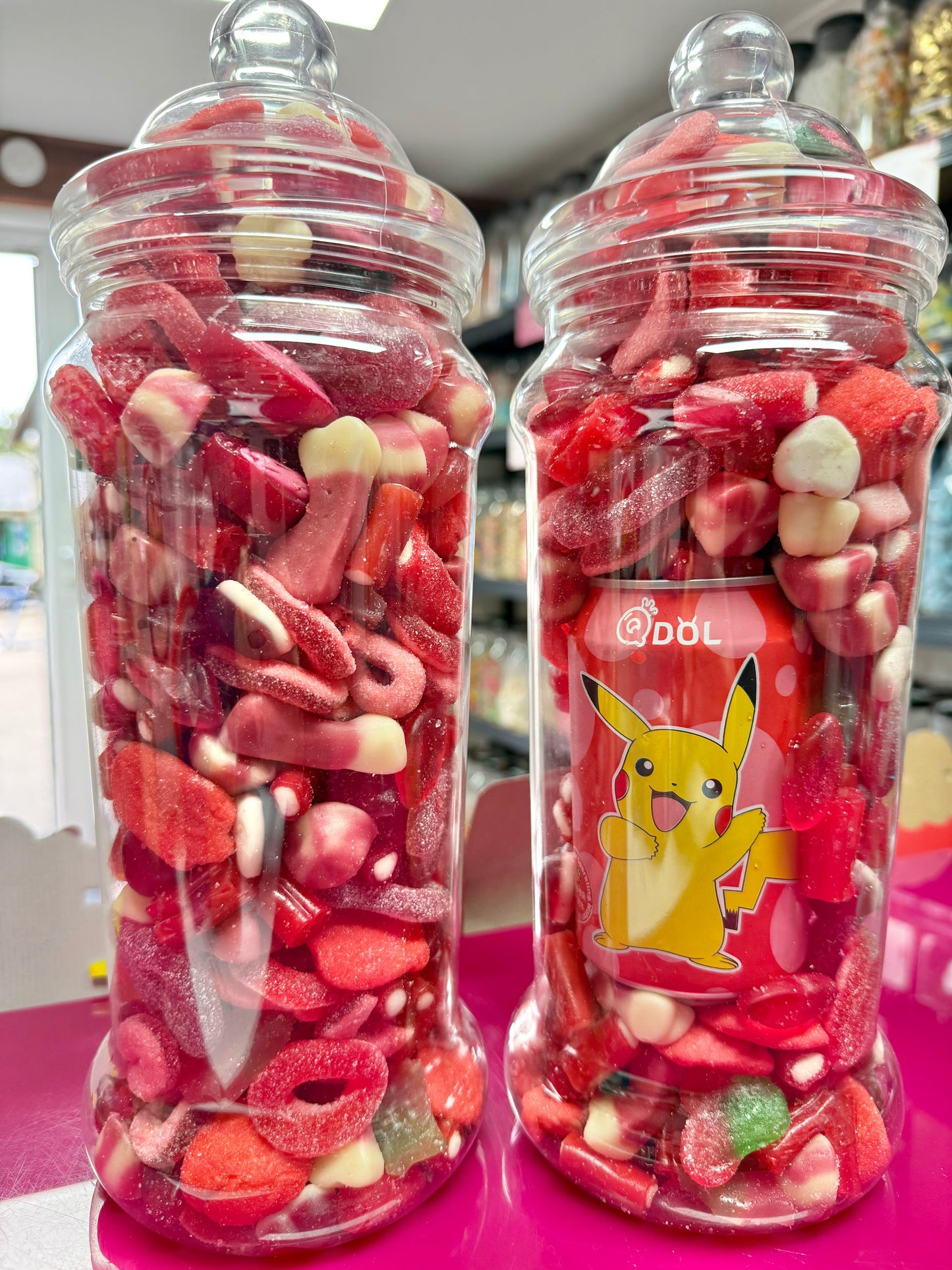 Pokemon Pikachu Strawberry Can and 1.5KG Sweet Jar