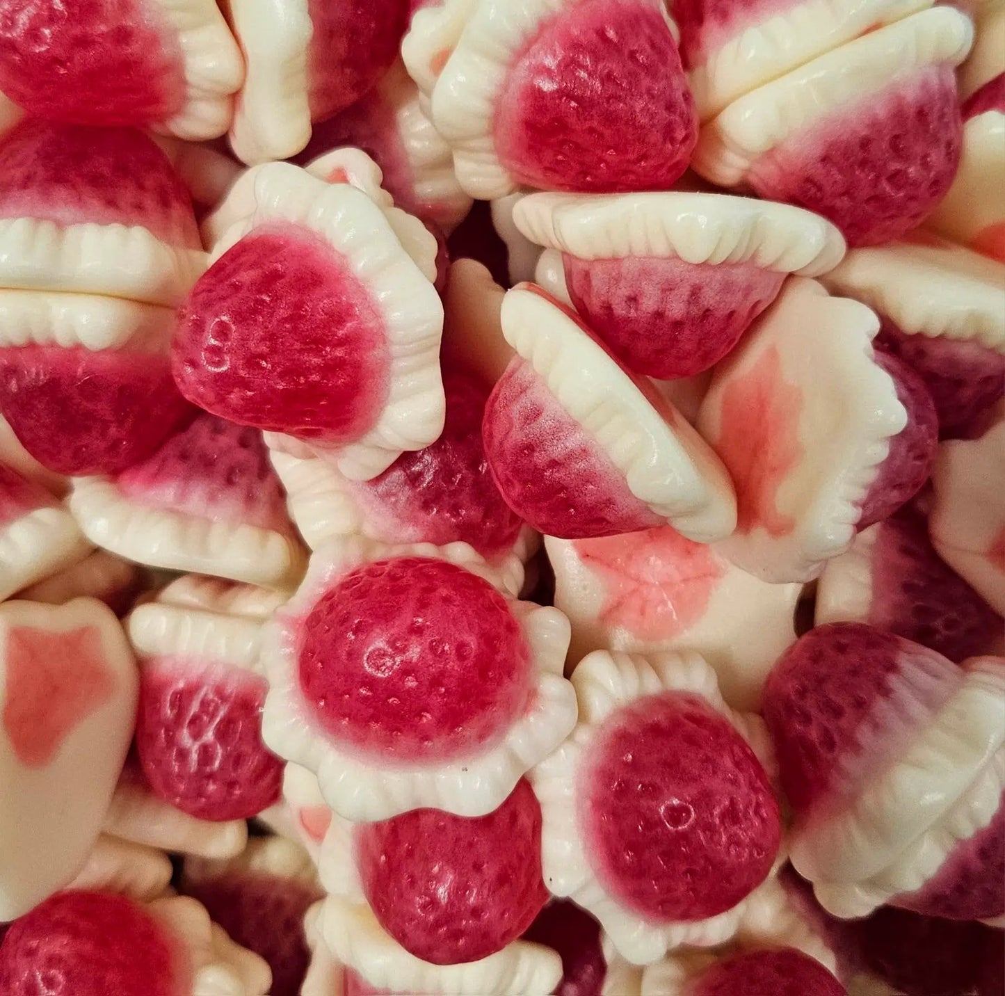 Jelly Filled Strawberries and Cream