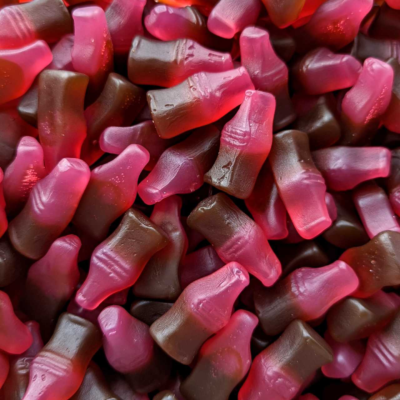 Gummy Cherry Cola Bottles