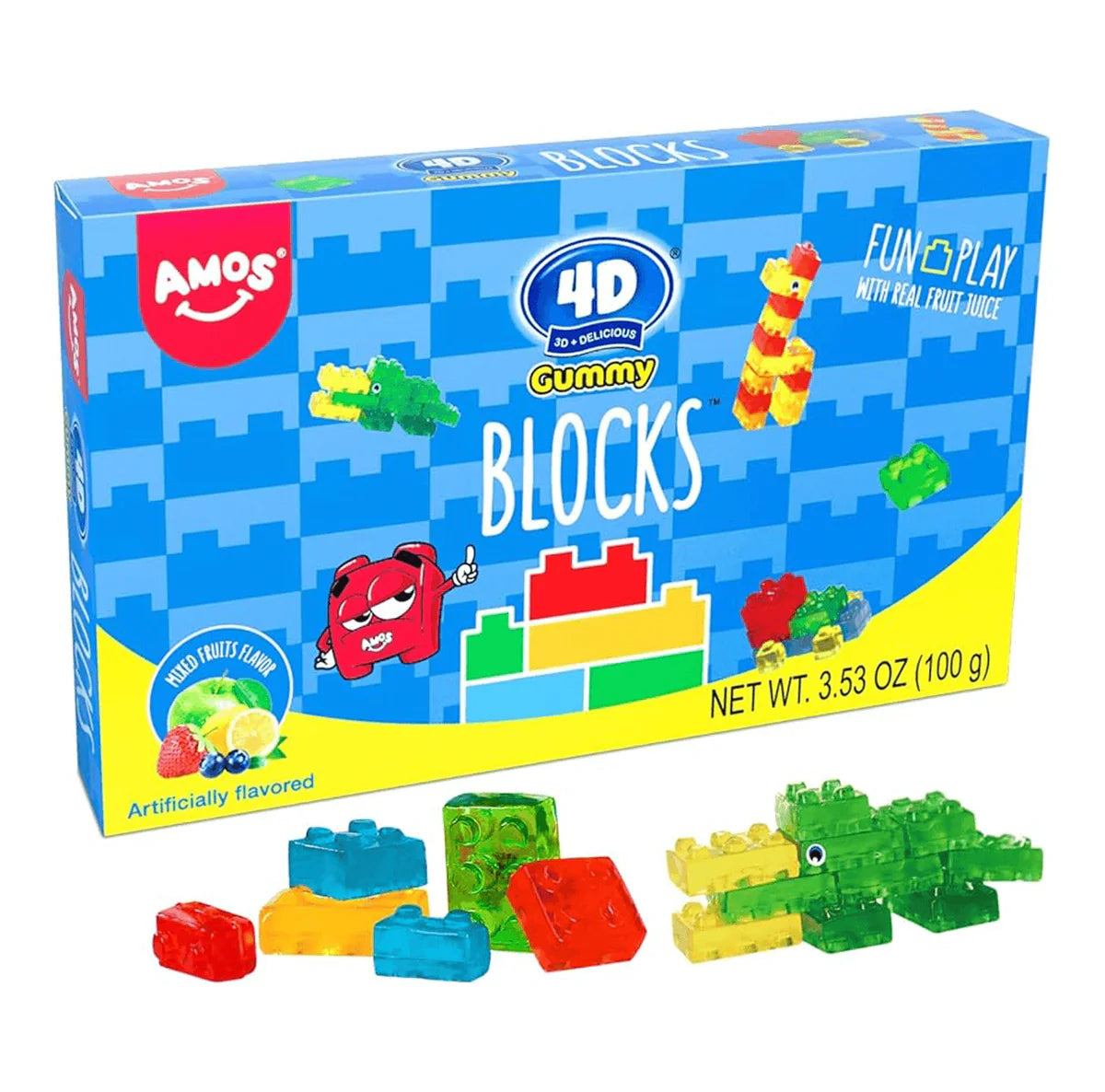 Amos 4D Gummy Blocks Theatre Box