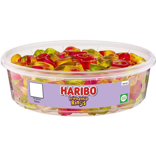 Haribo Friendship Rings Tub 480g