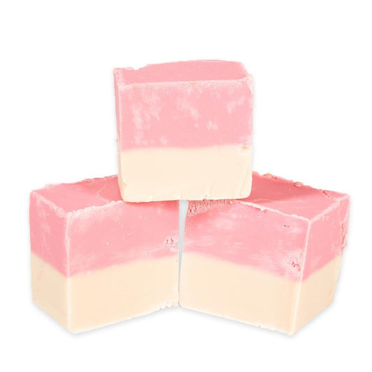 Dairy Free Strawberries and Cream Fudge (Vegan)