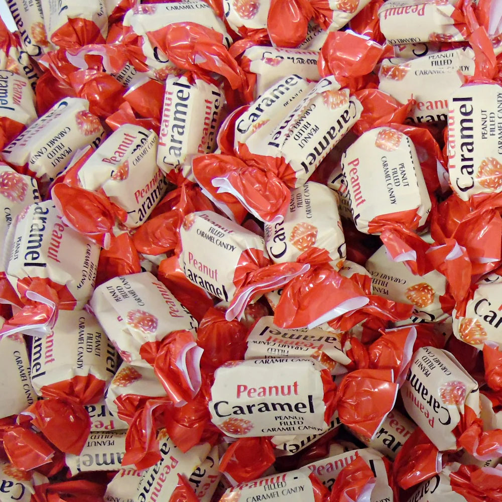 Peanut Caramel Chewy Wrapped Toffees