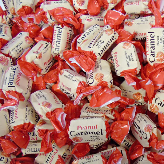 Peanut Caramel Chewy Wrapped Toffees