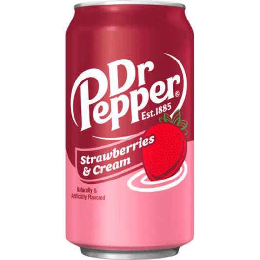 Dr Pepper Strawberries and Cream Can