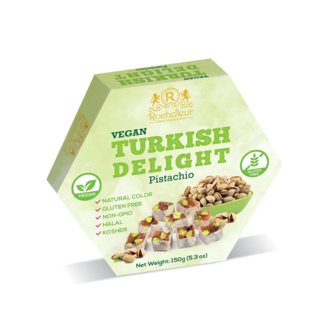 Rochefleur Pistachio Turkish Delight Gift Box 150g