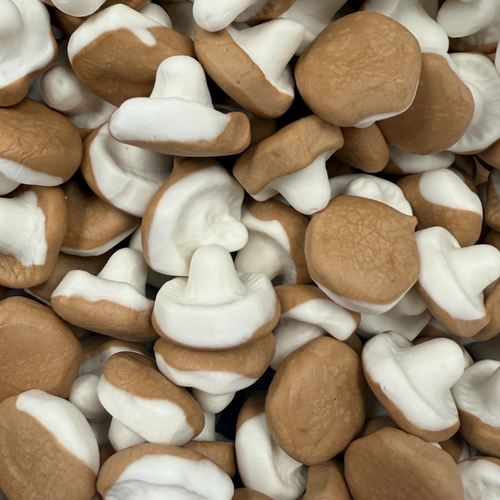 Caramel Foam Mushrooms