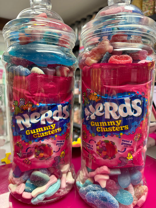 Nerd Gummy Clusters Bag with 1.5KG Sweet Jar