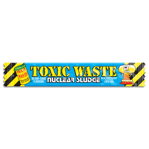 Toxic Waste Chew Bar Sour Blue Raspberry