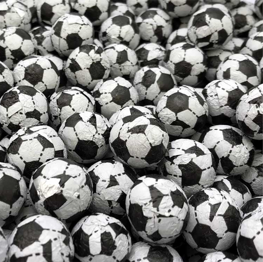Black and White Chocolate Footballs