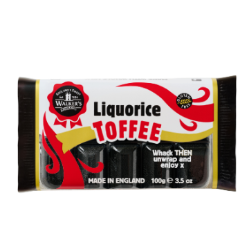 Walker's Liquorice Toffee Bar 100g
