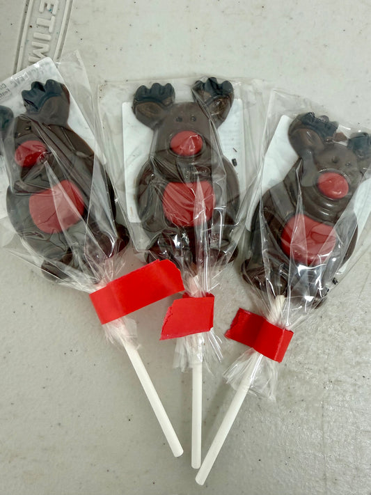 Chocolate Reindeer Lolly (Broken)