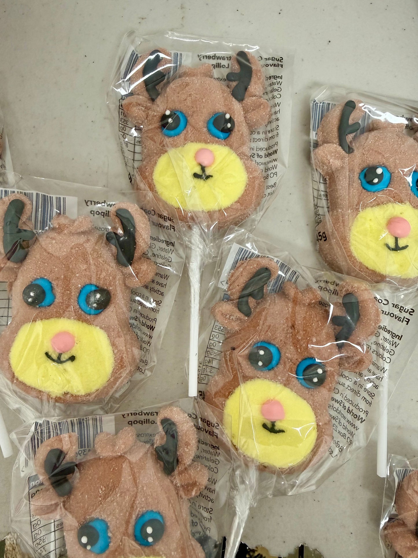 Mallow Reindeer Lollies