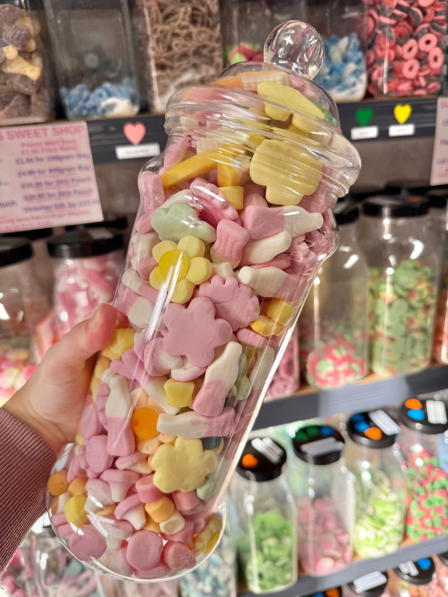 Foam Sweet Mix Gift Jar 1.8KG
