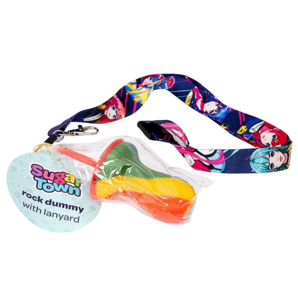 Rock Dummy with K-Pop Lanyard