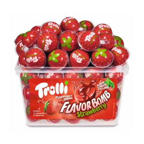 3D Jelly Filled Gummy Strawberries