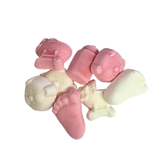 Pink and White Baby Shower Sweets