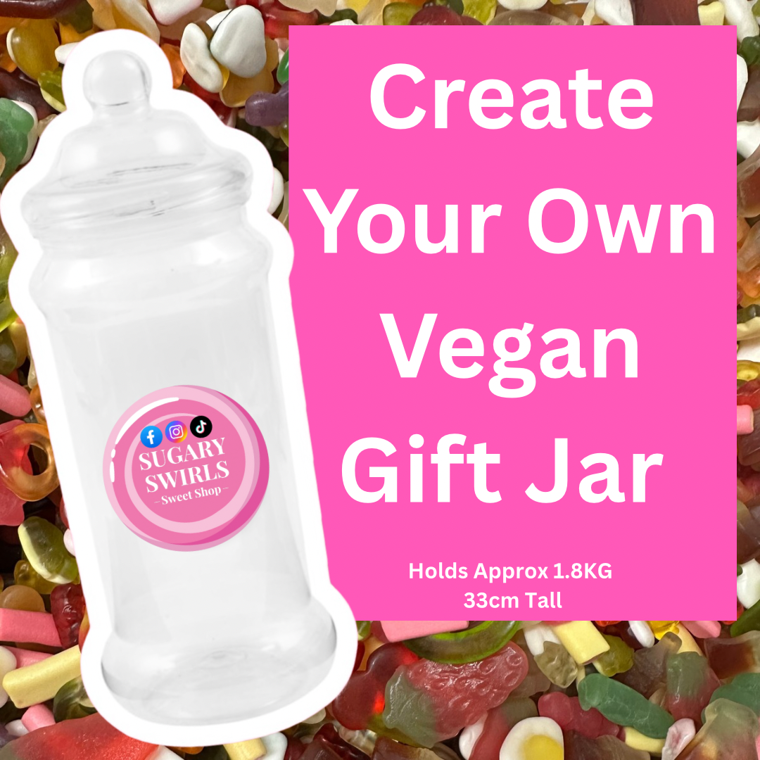 1.8KG Vegan Gift Jar (Choose Between 2 - 20 Different Sweets)