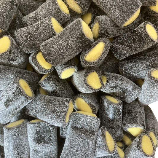 Salmiak and Lemon Filled Liquorice Bites
