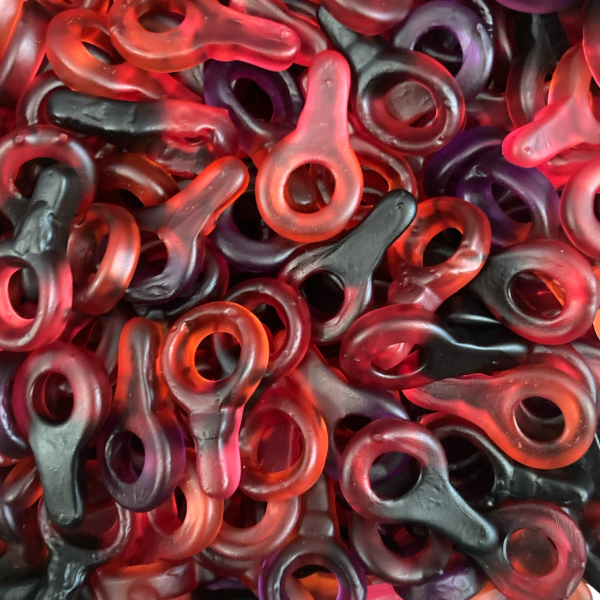 Haribo Liquorice Raspberry Dummies
