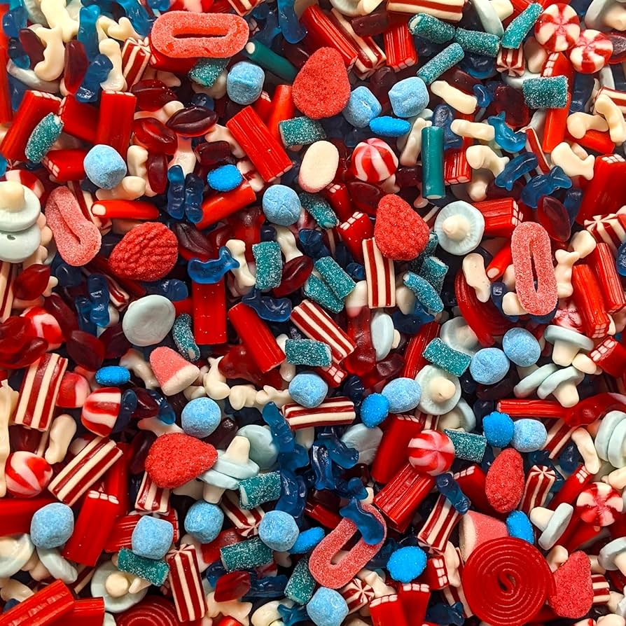 Red, White and Blue Sweet Mix