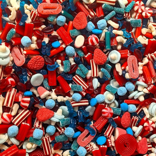 Red, White and Blue Sweet Mix