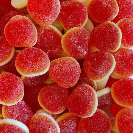 Jelly Filled Fizzy Peaches