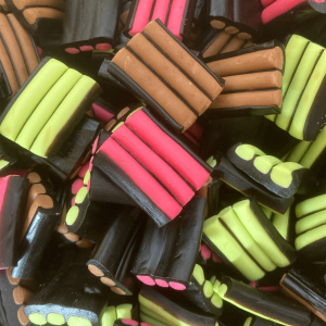 Liquorice Fruit Stripes