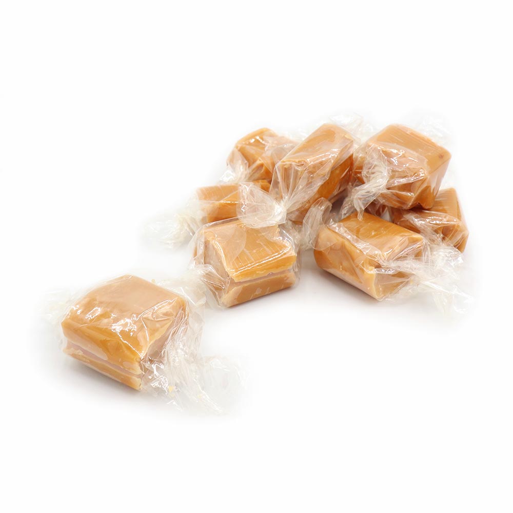 Salted Caramel Wrapped Fudge