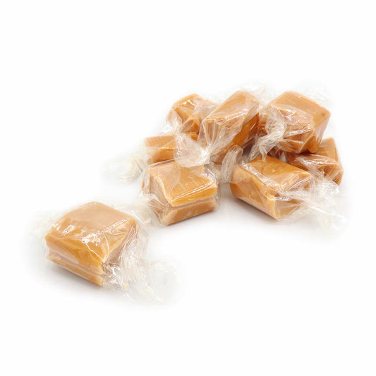 Salted Caramel Wrapped Fudge