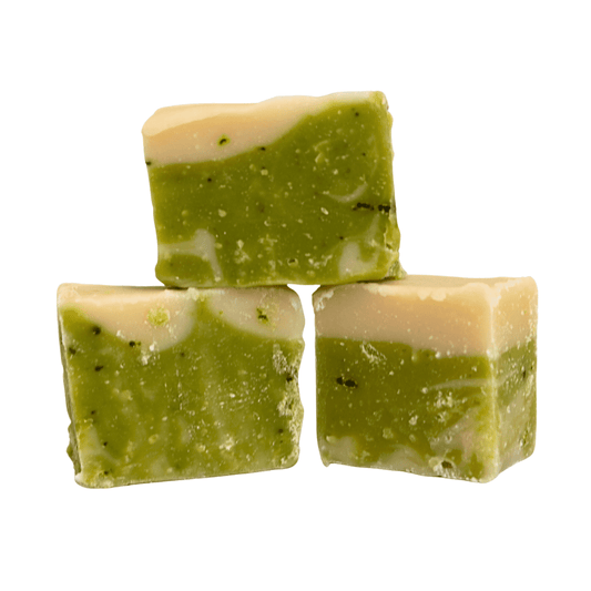 Matcha White Chocolate Fudge