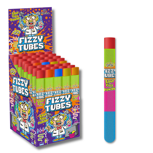 American Continental Sour Fizzy Tubes 30g (Single Tube)