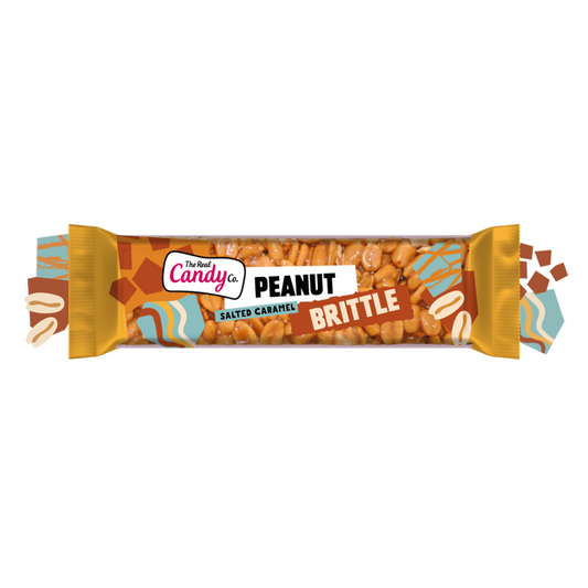 Salted Caramel Peanut Brittle Bar 100g (Single Bar)