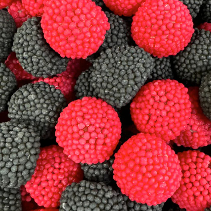 Red and Black Bobbly Berries