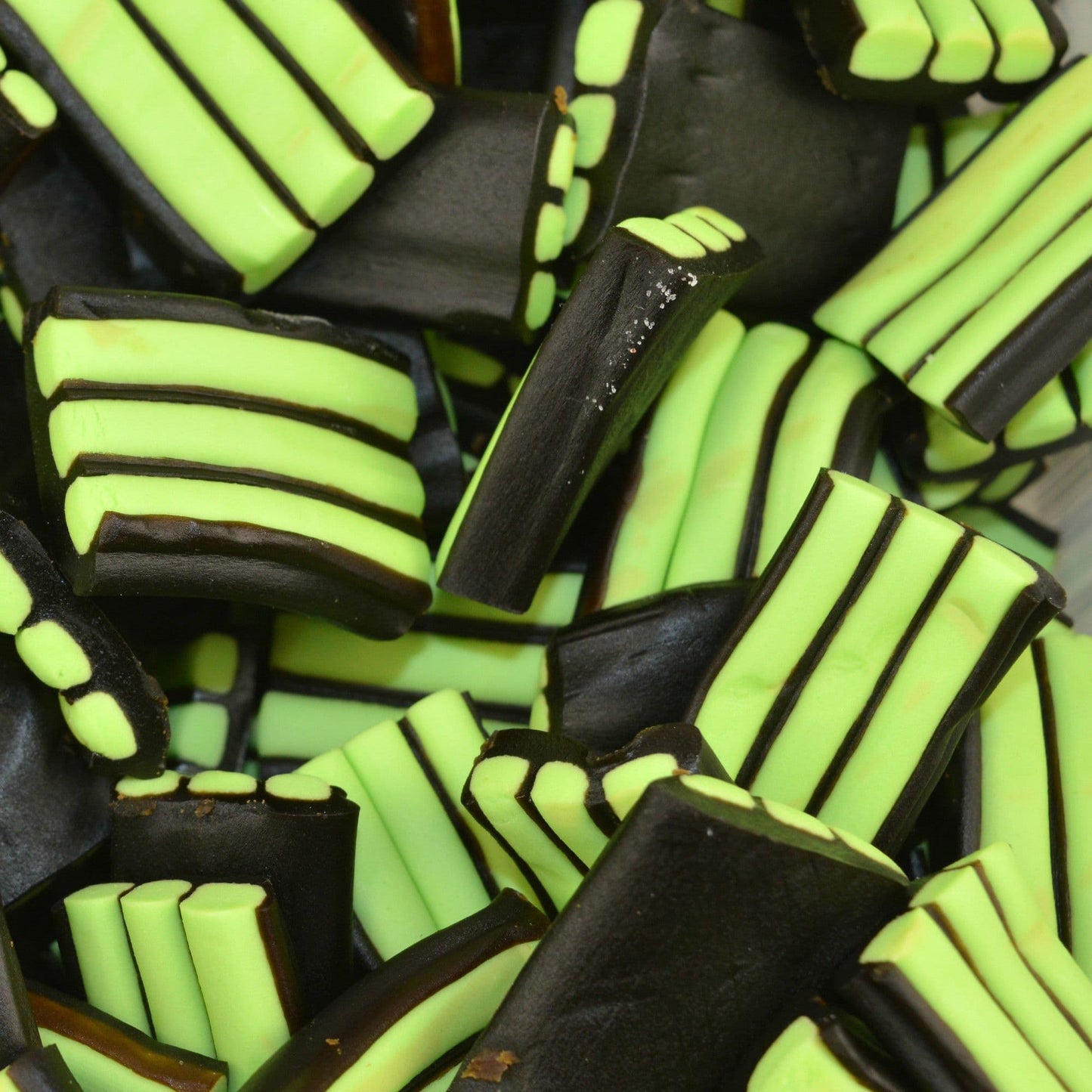 Green Apple Black Liquorice Stripes