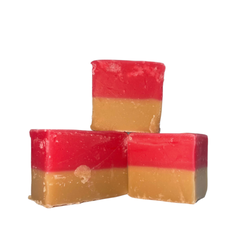 The Fudge Factory Strawberry and Vanilla Fudge (Large Chunks)