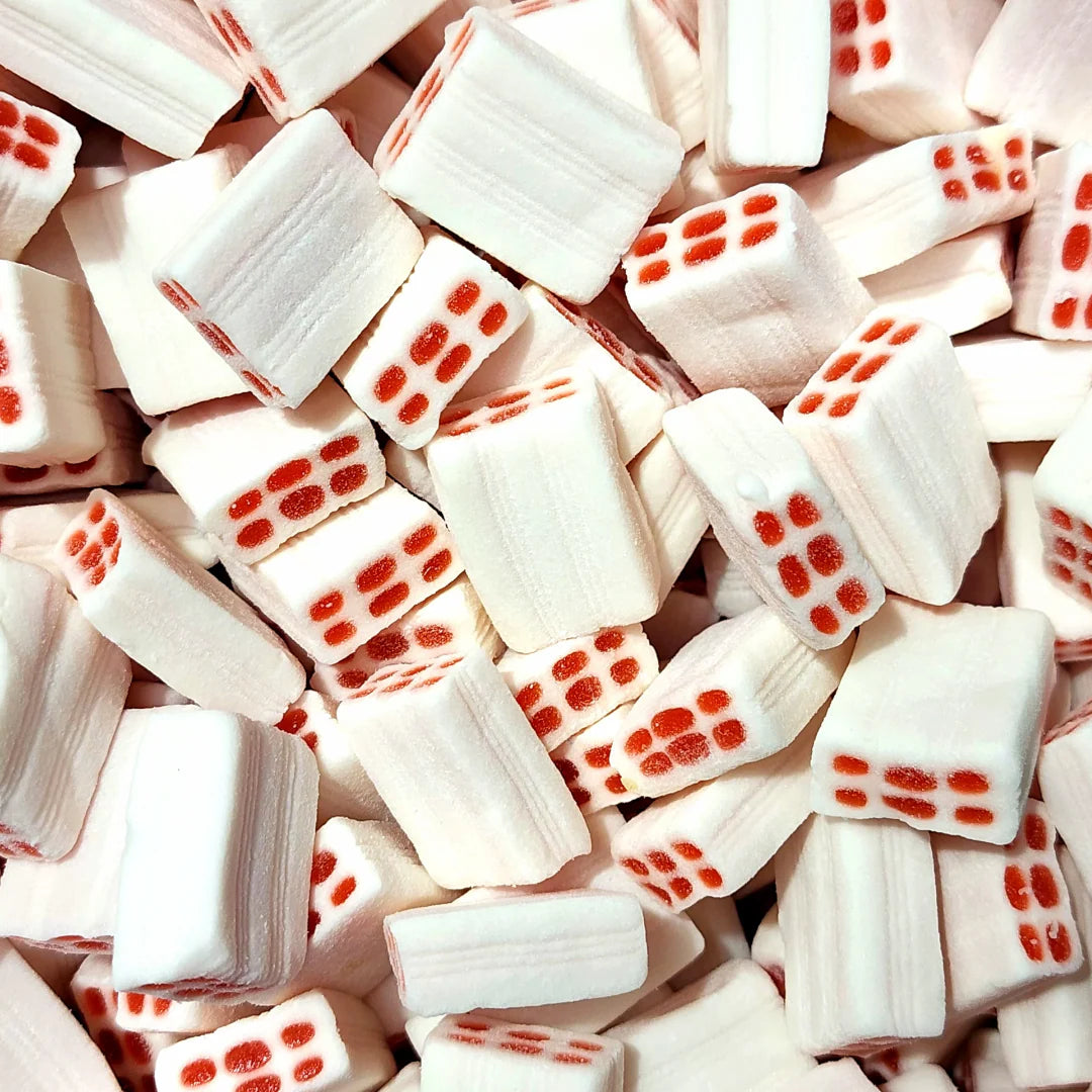 Strawberry and Cream Gummy Bricks