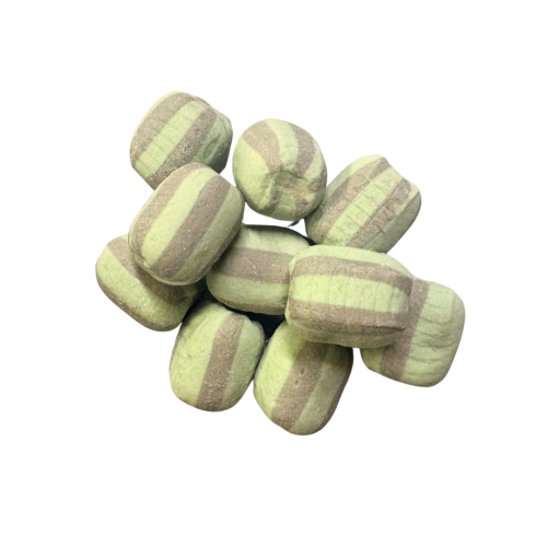 Green Striped Watermelon Flavoured Sherbet Puffs