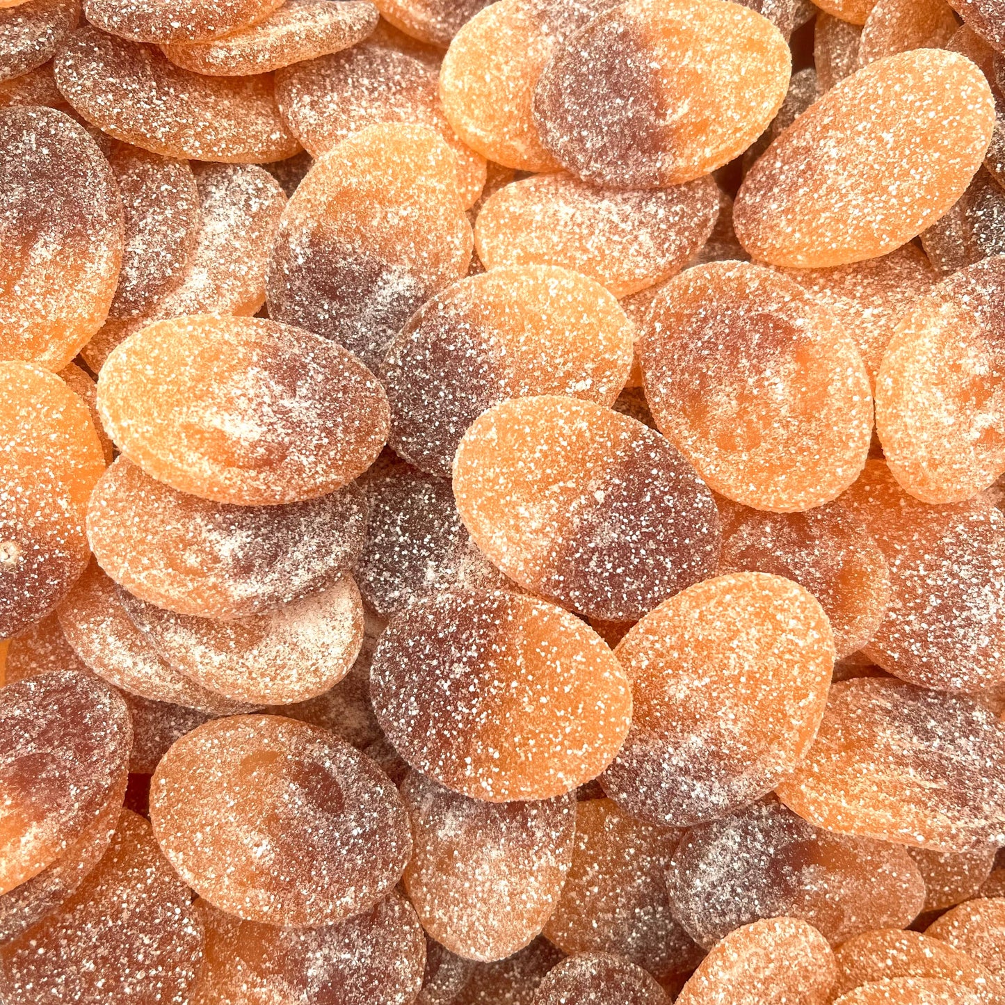 Gummy Sour Peach and Cola Ovals