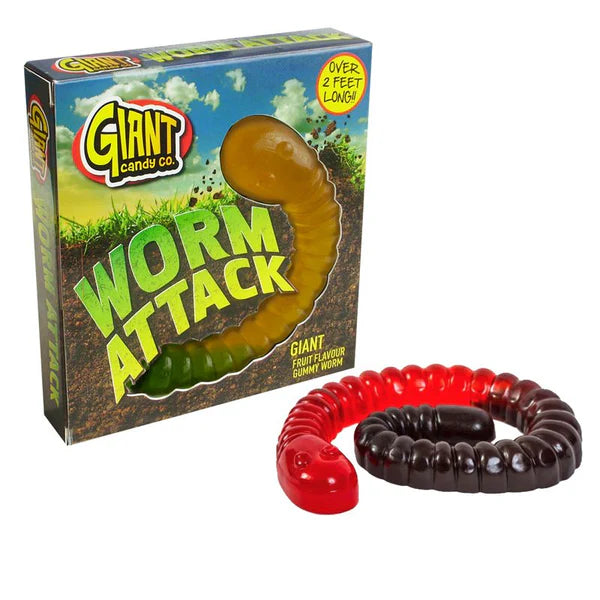 Giant Gummy Worm Attack