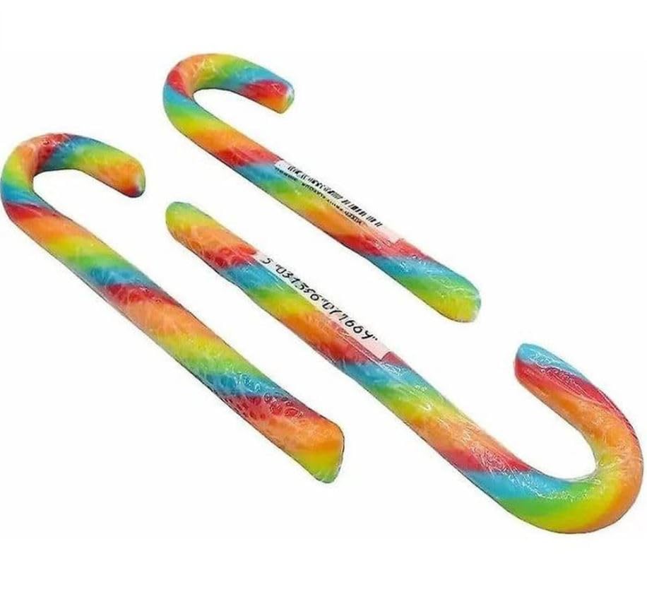 Rainbow Traditional Candy Canes