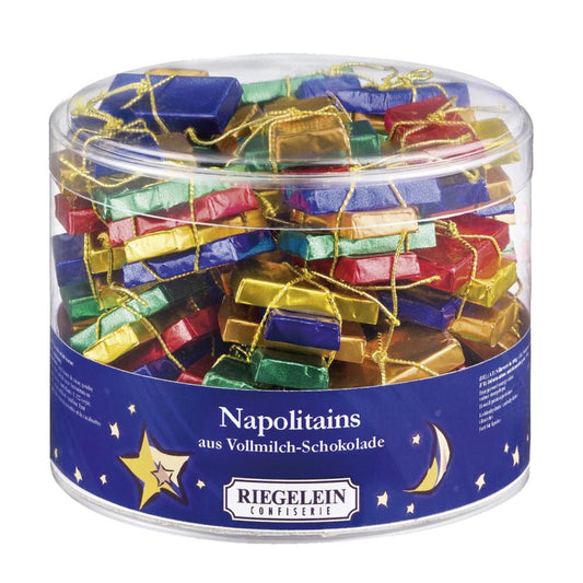 Riegelein Milk Chocolate Napolitains Drum (Approx 22pc)