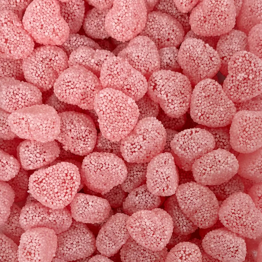 Pink Bobbly Crush Cherry Hearts