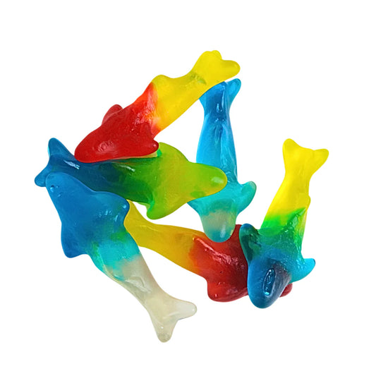 Soft Gummy Multicoloured Dolphins