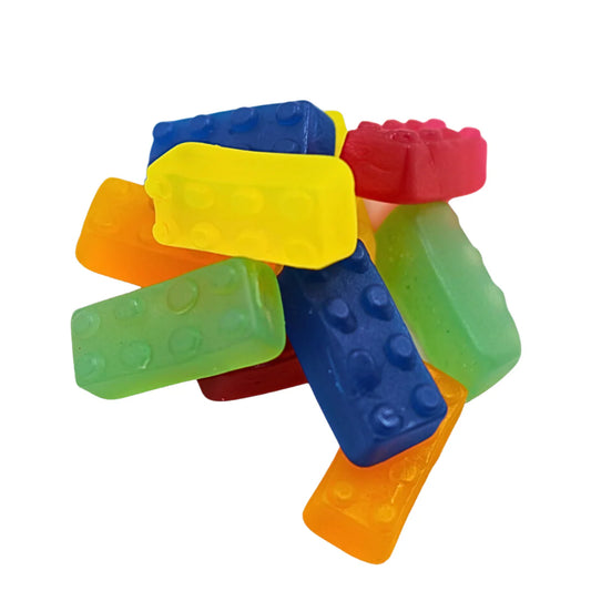Gummy Colourful Fruity Building Blocks